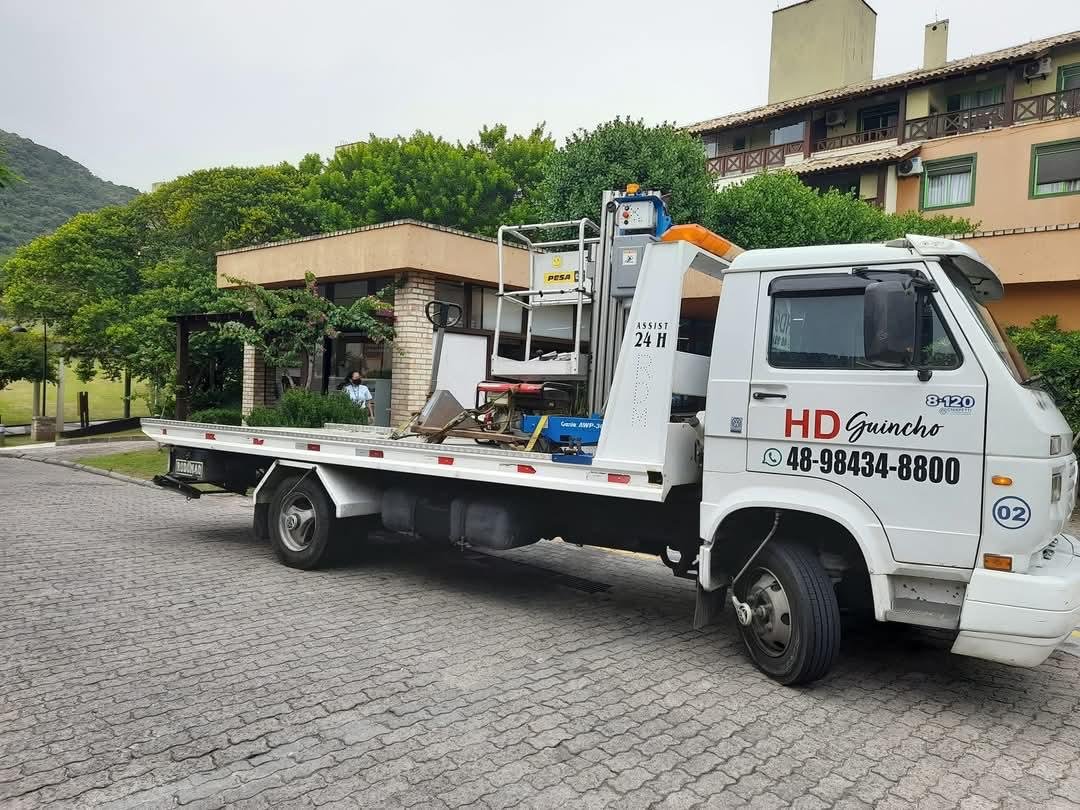 Transporte de máquina leve com caminhão HD Guincho