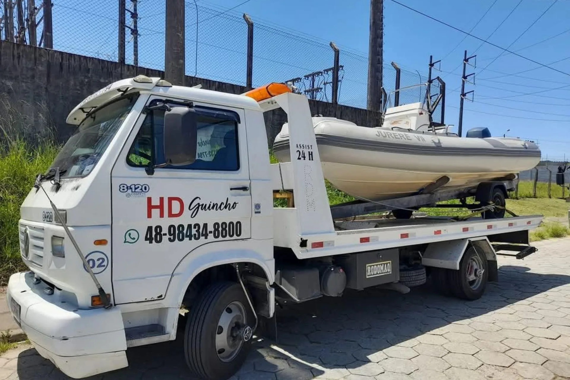 Guincho para equipamentos — HD Guincho 24h